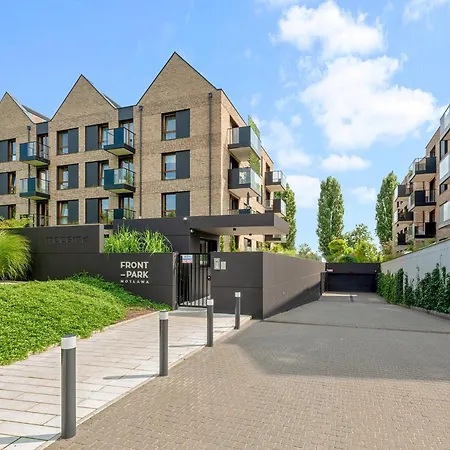 Front Park With Parking By Lion