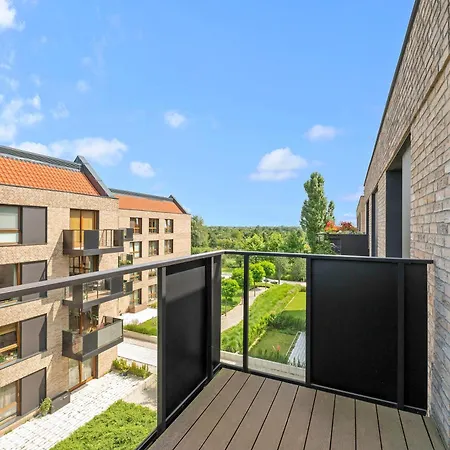 Front Park With Parking By Lion Gdansk