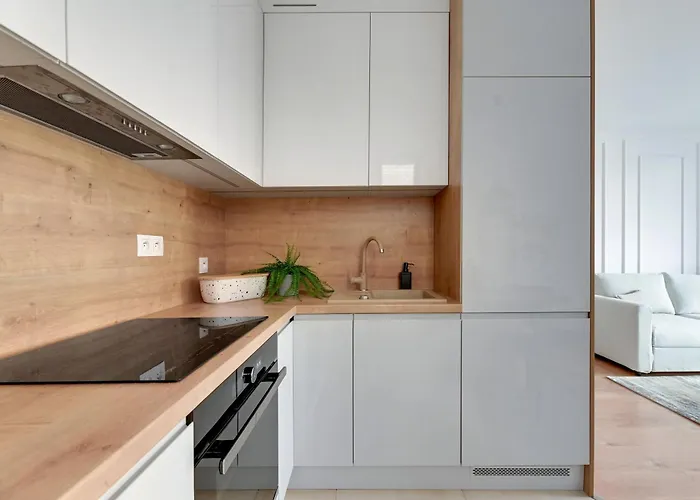 Lägenhet Front Park With Parking By Lion Gdańsk